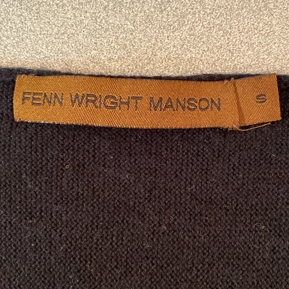 Fenn Wright Manson - Ruffle front waterfall cardigan. Size S - Picture 3 of 8